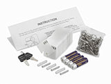 Adiroffice Key Holder Wall Mount - 60 Keys Lock Box with Code, Key Cabinet Wa...