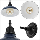 JONATHAN Y JYL7613C Aurora 12.25" 1-Light Farmhouse Industrial Indoor/Outdoor...