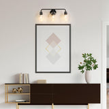 Bathroom Light Fixtures, Black Bathroom Vanity Lights 3 Lights, Modern Farmho...