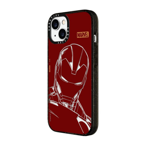 CASETiFY Impact iPhone 15 Plus Case [Iron Man Co-Lab / 4X Military Grade Drop...