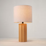 Globe Electric 61000062 20" Ribbed Ceramic Table Lamp, Matte Terracotta Finis...