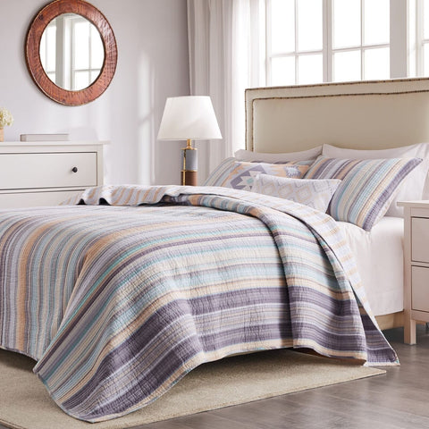 Greenland Home Durango 100% Cotton Reversible Quilt Set, 3-Piece Full/Queen, ...