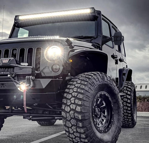 Anti-shake Door Off Mirrors Compatible with 2007-2018 Jeep Wrangler JK JKU Un...