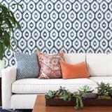 A-Street Prints 2744-24143 Lucia Blue diamond Wallpaper Lucia diamond Wallpaper