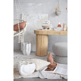 Bloomingville Decorative Organically Shaped Stoneware Planter, Matte Cream