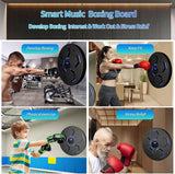 Music Boxing Machine, Smart Bluetooth Boxing Machine with Boxing Gloves for H...