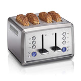 Hamilton Beach 4 Slice Toaster with Extra-Wide Slots, Bagel Setting, Toast Bo...