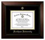 Campus Images Fordham University 13 x 10 Legacy Black Cherry Gold Embossed Di...