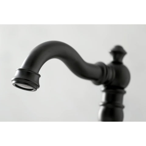 Kingston Brass FSC1970AL English Classic Widespread Bathroom Faucet, Matte Bl...