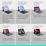 Logitech Combo Touch iPad Pro 11-inch (M4)(2024) Keyboard Case - Detachable B...