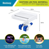 Bestway Flowclear Soothing LED Waterfall | Made for Above Ground Swimming Poo...