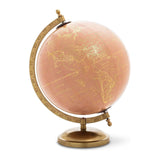 Abbott Collection 57-LATITUDE-01 Spinning Small Decorative Globe, Pink/Gold, ...