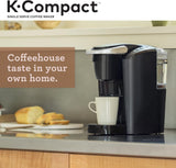 Keurig K-Compact Single-Serve K-Cup Pod Coffee Maker, Black