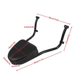 Worldmotop Motorcycle Sissy Bar Backrest Rear Passenger Seat Compatible with ...