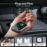 Wireless CarPlay Adapter for iPhone, Converts Wired to Wireless CarPlay Dongl...