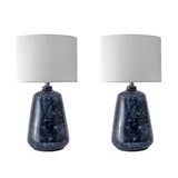 nuLOOM NPT23BA Brockton 27" Ceramic Table Lamp, Navy