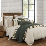 HiEnd Accents Toluca Canvas Western Bedding 3 Piece King Duvet Covet Set, Cat...