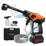 Cordless Pressure Washer, 1080 PSI 2.5 GPM Brushless Portable Pressure Washer...