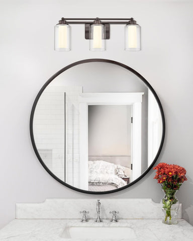 Bathroom Light Fixtures, HWH 3 Lights Bathroom Vanity Light Oil Rubbed Bronze...
