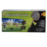 Zume Games Portable Badminton Set with Freestanding Base - Sets Up on Any Sur...