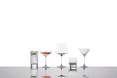 Zwiesel Glas Echo Longdrink Glasses(Set of 4), Modern Bar Glasses for Longdri...