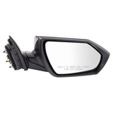 TRQ Right Mirror Passenger Side Compatible with 2021-2023 Hyundai Elantra HY1...