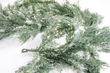 CraftMore Snowy Cedar Garland 6-Foot