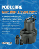 Danner Manufacturing, Inc., Pool-Care 6MSP, 1900 GPH Utility/Pool Pump, 02585