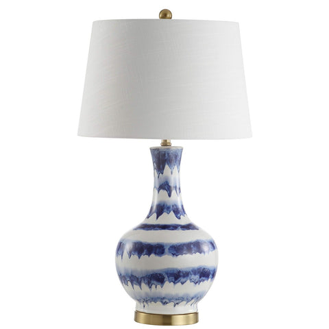 JONATHAN Y JYL3054B Tucker 30.5" Ceramic/Metal LED Table Lamp Contemporary Tr...