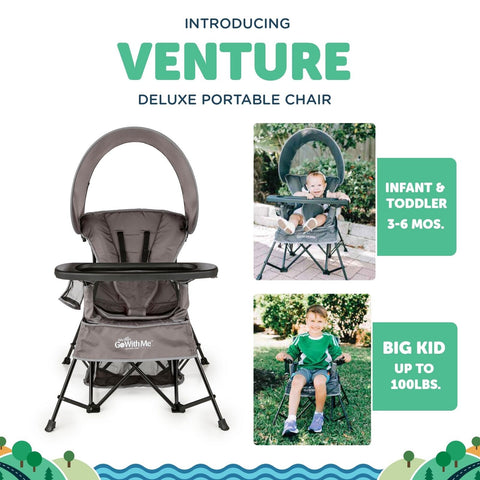 Baby Delight Go with Me Venture Portable Chair | Indoor and Outdoor | Sun Can...