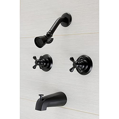 Kingston Brass KB240AX Magellan Tub and Shower 72 x 8 x 7.38, Matte Black