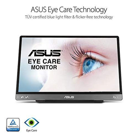 ASUS ZenScreen MB14AC 14” Portable USB Monitor, 1080P Full HD, IPS, GRAY