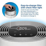 Clorox Smart Air Purifiers for Home, Medium Rooms, Works with Alexa, White