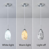 Glass Pendant Light Smoke Black Pendant Lights Kitchen Island Modern Hanging ...