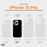 Case-Mate Tough Grip Smoke Black iPhone 15 Pro Case [16ft D3O Drop Protection...