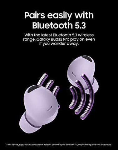 SAMSUNG Galaxy Buds 2 Pro True Wireless Bluetooth Earbuds, (Pack of 1), White