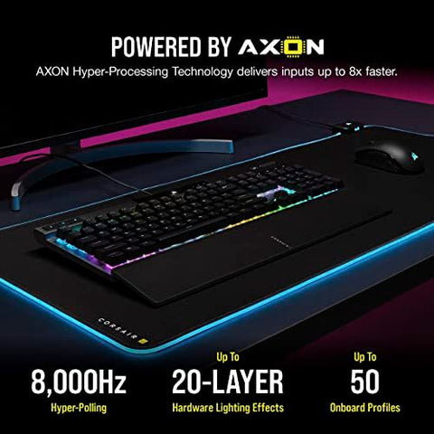 Corsair K70 PRO RGB Optical-USB-C Mechanical Gaming Keyboard - OPX Black