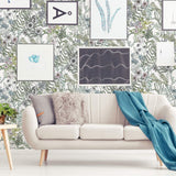 A-Street Prints 2821-12901 Full Bloom Off-White Floral Wallpaper