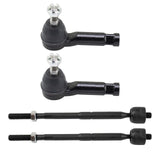 TRQ Front Tie Rod Set Compatible with 2013-2016 Mazda CX-5 PSA72482