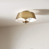 Kichler Pendant/Semi Flush 3Lt Brushed Natural Brass 3 Light