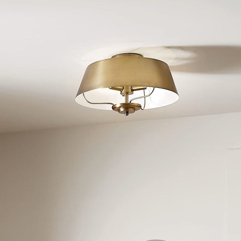 Kichler Pendant/Semi Flush 3Lt Brushed Natural Brass 3 Light