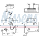 Nissens Engine Oil Cooler - 91364