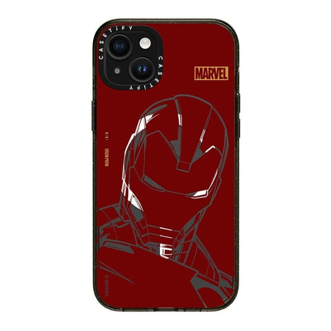 CASETiFY Impact iPhone 15 Plus Case [Iron Man Co-Lab / 4X Military Grade Drop...