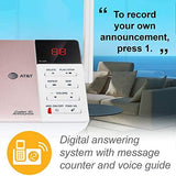 AT&T CL82557 DECT 6.0 5-Handset Cordless Phone for Home 5 Handsets, Rose Gold