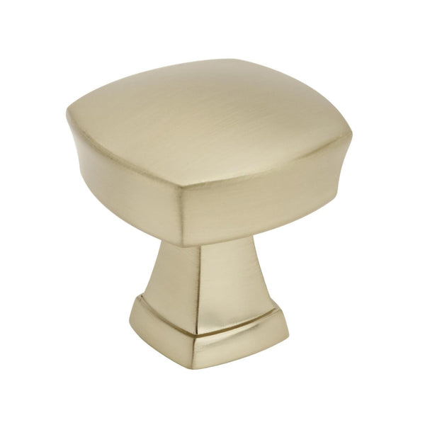 Amerock Stature 1-1/4 in (32 mm) Length Golden Champagne Cabinet Knob - 10 Pack