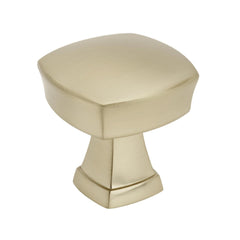 Amerock Stature 1-1/4 in (32 mm) Length Golden Champagne Cabinet Knob - 10 Pack