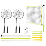 Franklin Sports Badminton Set - Portable Backyard + Beach Badminton Set - Adu...