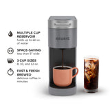 Keurig K-Slim + ICED Single Serve Coffee Maker, Hot and Cold Coffee Capabilit...