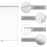 AOSKY Roller Window Shades Blackout Blinds for Windows Cordless Bedroom Shade...