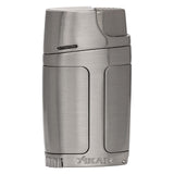 Xikar ELX Double Jet Flame Lighter with 9mm Cigar Punch, Ergonomic Design, G2...